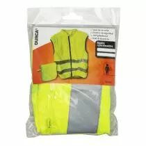 Gilet de sécurité premium adulte jaune réfléchissant
