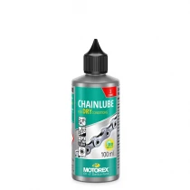 Lubrifiant Chaine ChainLube Conditions seches Burette 100ml MOTOREX