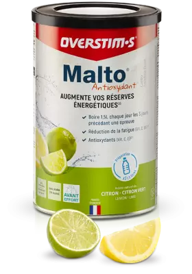 Malto Antioxydant Pot Citron - citron vert 450g OVERSTIMS