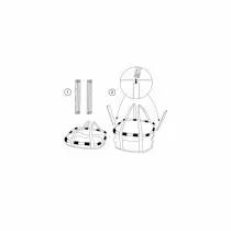 Panier Bikebasket Twist vert sauge KLICKFIX