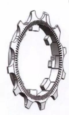 Pignons MICHE pour 11V CAMPAGNOLO 11 dents d�part + 12 dents deuxi�me position
