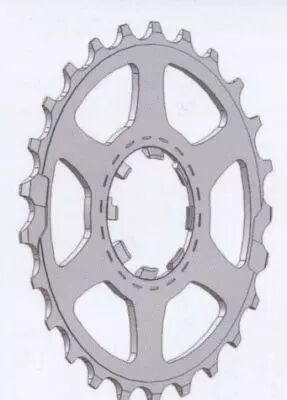 Pignons MICHE pour 11V CAMPAGNOLO derni�re position, du 21 au 29 dents
