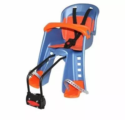 Porte-bébé Vélo Polisport Bilby Junior – Fixation Avant, Gris, Neuf Sous Blister