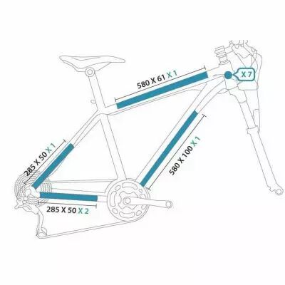 Protection AutoCollante CLEAR PROTECT Pack L Enduro Mat