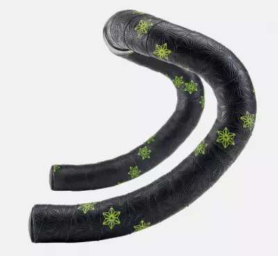 Ruban de cintre Supacaz SPECIALIZED SUPER STICKY KUSH TAPE GALAXY Jaune/Noir