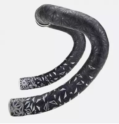 Ruban de cintre Supacaz SPECIALIZED SUPER STICKY KUSH TAPE STAR FADE Noir/Gris