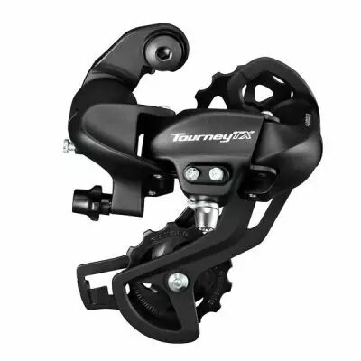 SHIMANO DERAILLEUR ARRIERE 7/8 Vitesses Noir TX80 Tourney Montage Direct