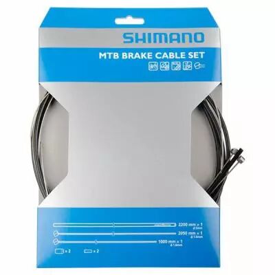 SHIMANO KIT CABLE+GAINE FREIN SUS TRANSMISSION VTT NOIRE