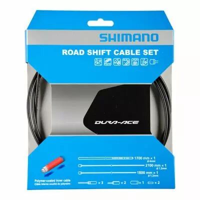 SHIMANO KIT CABLES et GAINES DA-9000 TRAITEMENT POLYMERE, NOIR