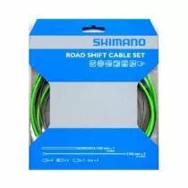 SHIMANO KIT CABLES et GAINES DERAILLEUR PTFE TRANSMISSION ROUTE VERTE