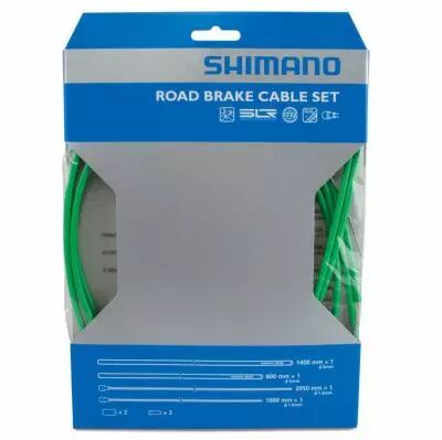 SHIMANO KIT CABLES et GAINES FREIN PTFE TRANSMISSION ROUTE VERTE
