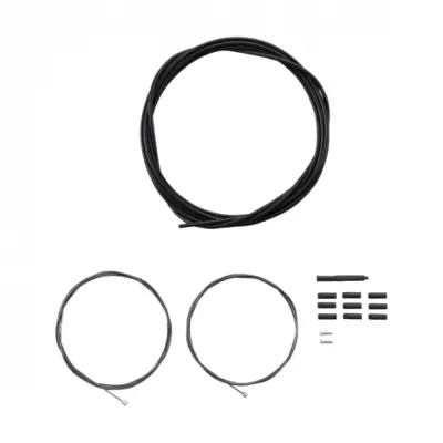 SHIMANO Kit Cables Gaines Derailleurs Noir Optislik
