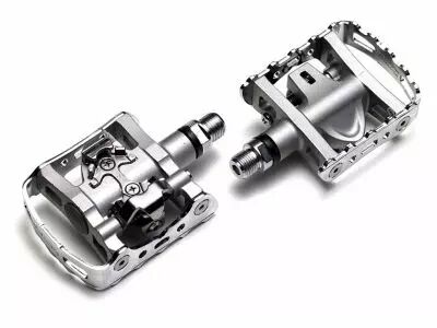 SHIMANO PEDALES M324 SPD ARGENT AVEC CALES SM-SH56