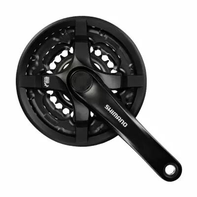 SHIMANO P�dalier 6/7/8v Noir FC-TY501 42/34/24D 170mm