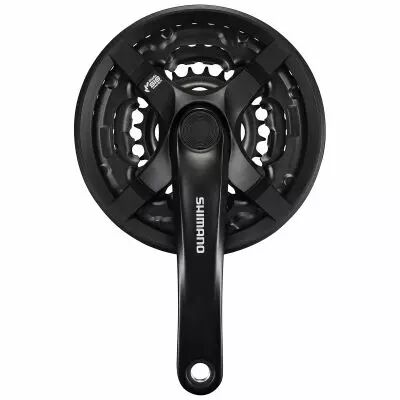 Shimano P�dalier 6/7/8v Noir FC-TY501 Tourney 42/34/24T 175mm