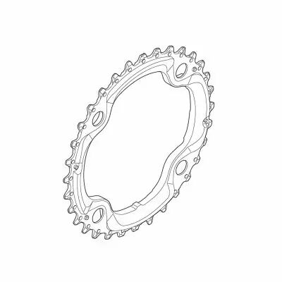 Shimano Plateau 36D-Alu B A FC-T521 Noir