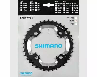 SHIMANO PLATEAU 38D, XT 10V, DOUBLE FC-M785