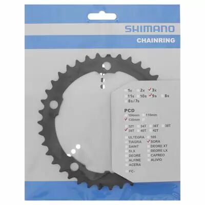 SHIMANO Plateau 39D-D Sora FC-3503 Noir