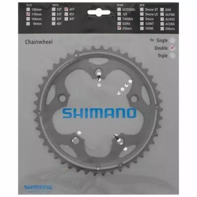 SHIMANO Plateau 46D-G Cyclocross FC-CX50 Argt