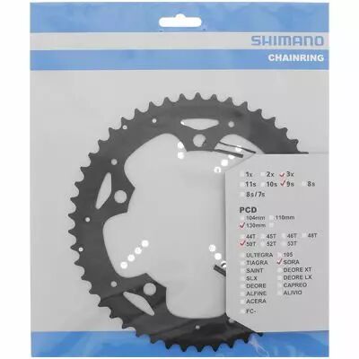 SHIMANO Plateau 50D-D Sora FC-3503 Noir