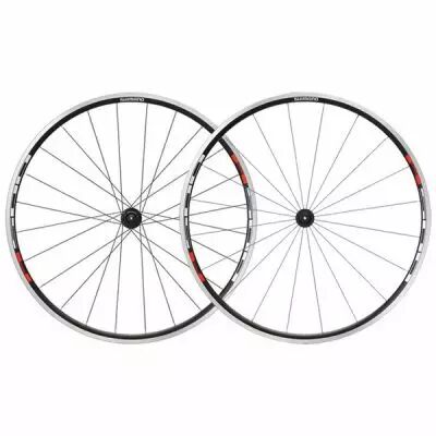 SHIMANO ROUES R501 NOIRES A PNEU