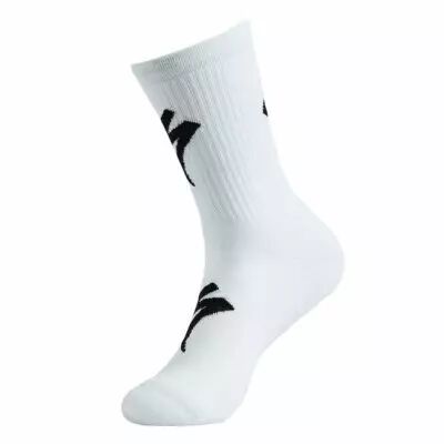 SPECIALIZED Chaussettes Techno MTB Tall Logo Gris clair