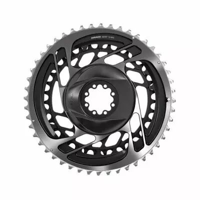SRAM Kit Plateaux Route 2x RED AXS D1 12 V - 50/37T / X-Range� / 8 Bolt DM (Direct Mount) - Polar Grey