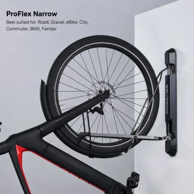 Support v�lo mural rotatif STEADYRACK PRO FLEX Narrow