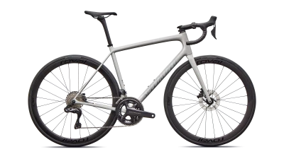 V�lo Specialized Aethos Expert Di2 Gloss Dolomite Metallic/Blue Pearl Over Shadow Silver