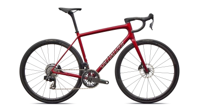 V�lo Specialized Aethos Pro Axs Gloss Red Sky/Chrome