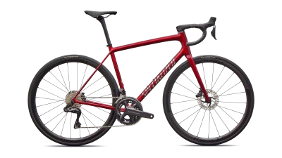 V�lo Specialized Aethos Pro Di2 Gloss Red Sky/Chrome