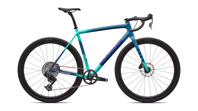 V�lo Specialized Crux Expert Axs Grey Blue/Lagoon Blue/Dune White/Majesty Blue