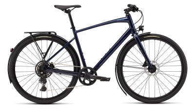 V�lo Specialized Sirrus X 2.0 Gloss Deep Marine/Grey Blue Frost Reflective