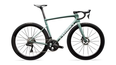 V�lo Specialized Tarmac Sl8 Sw Di2 Gloss Premium Fjord Metallic/White Metallic Silver